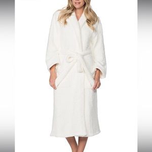 Barefoot Dreams Cozychic Robe in Pearl - Size 2
